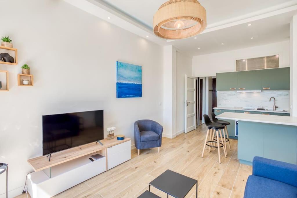 #43 Design Studio Terrace Ac Wifi Sea View 1Min Beach Ніцца Екстер'єр фото