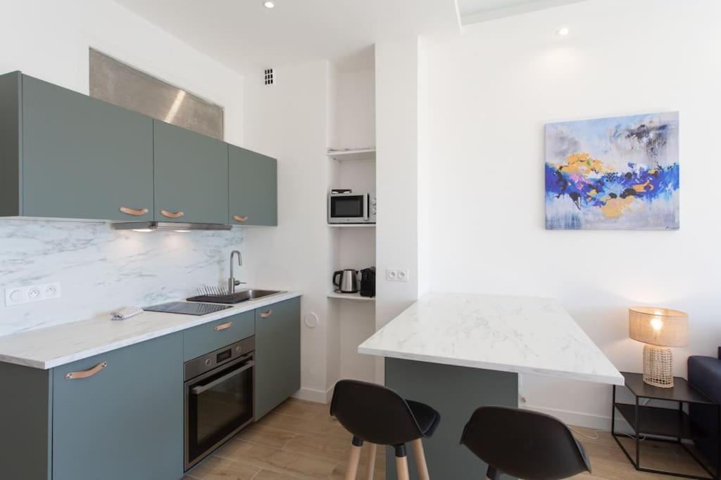 #43 Design Studio Terrace Ac Wifi Sea View 1Min Beach Ніцца Екстер'єр фото