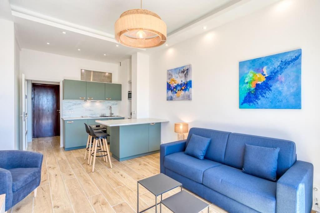 #43 Design Studio Terrace Ac Wifi Sea View 1Min Beach Ніцца Екстер'єр фото