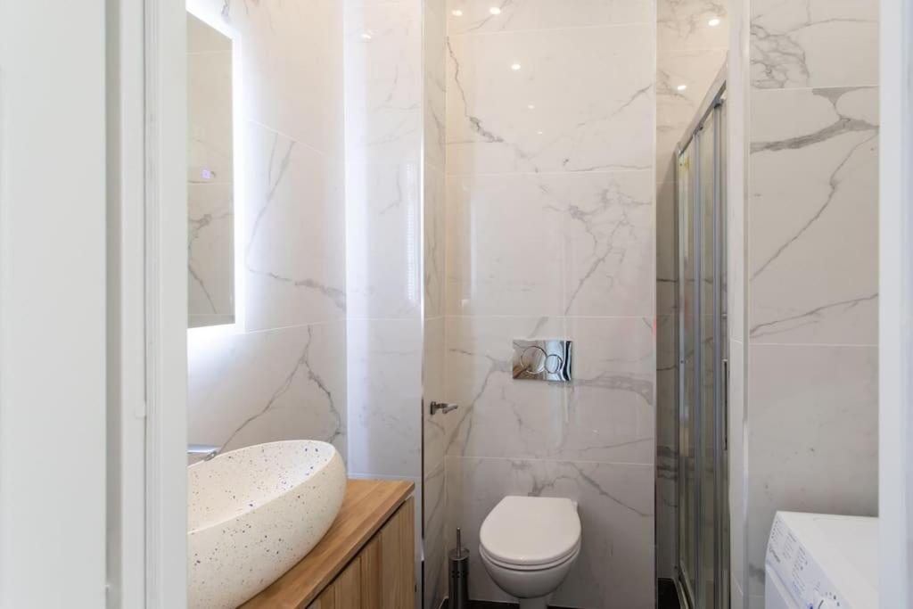 #43 Design Studio Terrace Ac Wifi Sea View 1Min Beach Ніцца Екстер'єр фото