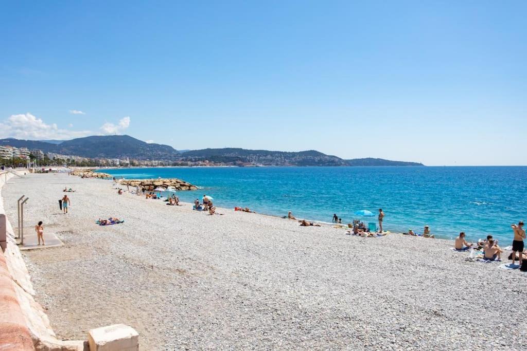 #43 Design Studio Terrace Ac Wifi Sea View 1Min Beach Ніцца Екстер'єр фото