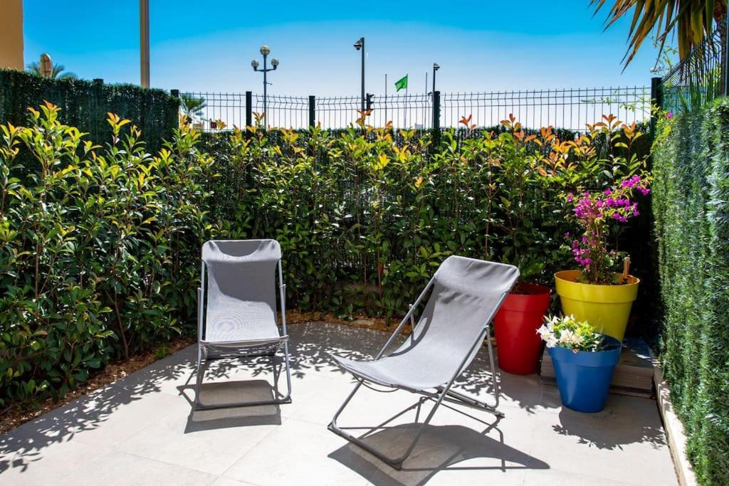 #43 Design Studio Terrace Ac Wifi Sea View 1Min Beach Ніцца Екстер'єр фото